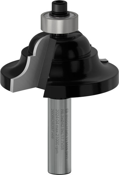 Фреза профільна D Bosch Professional Std S8 R6.3 B15 L18