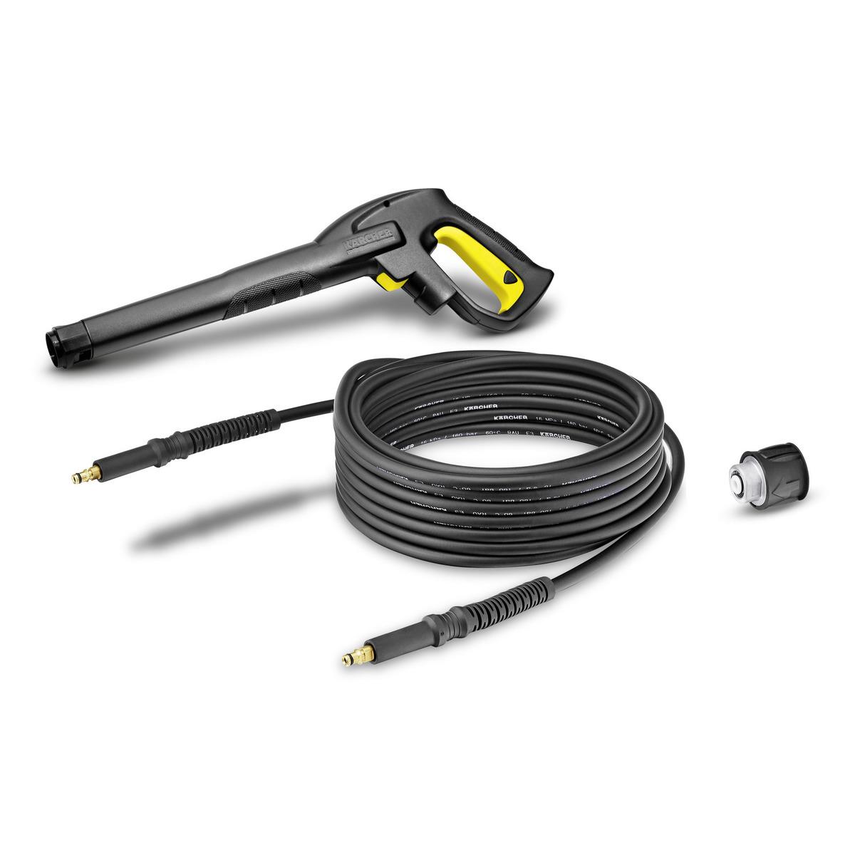 Комплект для мінімийок Karcher 2.643-910.0 шланг вис. тиску 7.5м пістолет адаптер Quick Connect 60°C 180бар 1.218кг