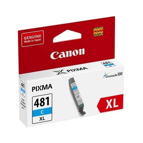 Картридж струменевий Canon CLI-481 XL PIXMA TS6140/8140/9140/TR7540/8540/TS6240/9540/8240/704/8340/6340 Cyan