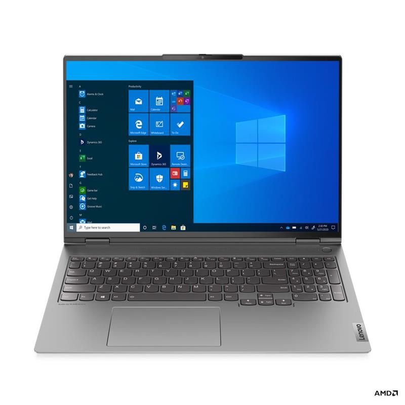 Ноутбук Lenovo ThinkBook 16p 16WQXGA IPS AG/AMD R7 5800H/16/512F/NVD3060-6/W10P/Grey