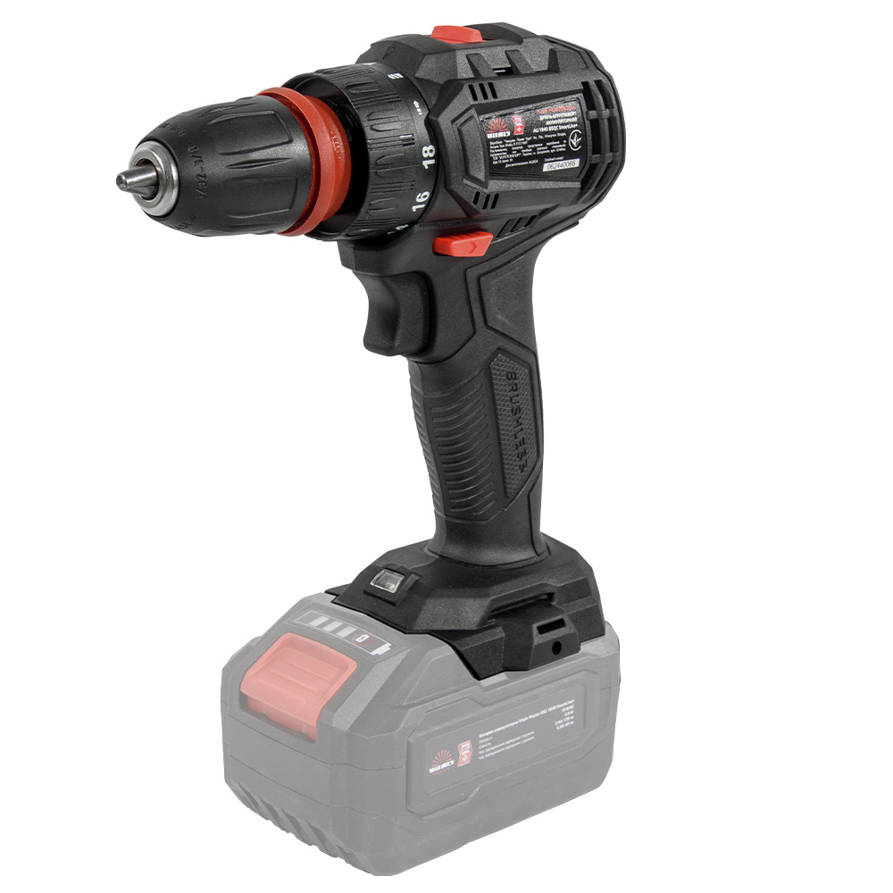 Шурупокрут-дриль акумуляторний Vitals Professional AU 1840 BSQC SmartLine+ 18В 40Нм 400·1500об/хв кейс без АКБ та ЗП