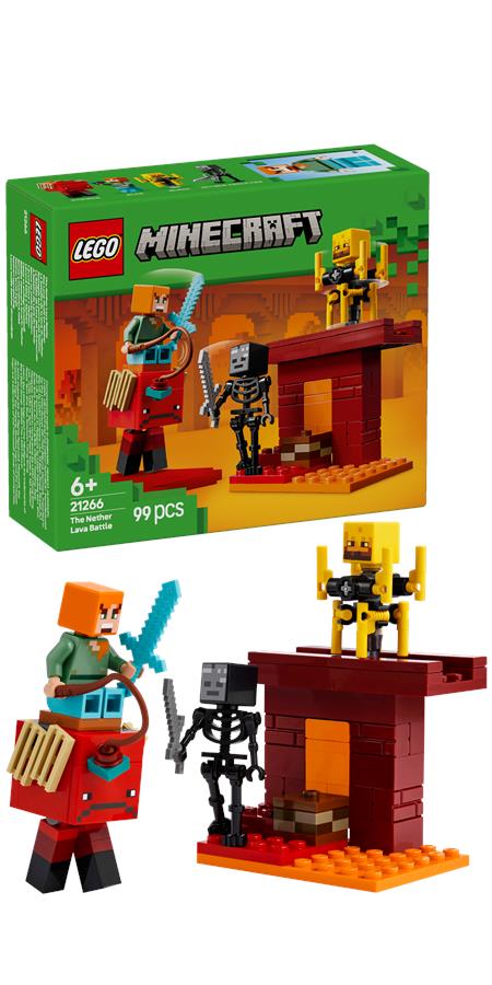 Конструктор LEGO Minecraft Битва з лавою у Незері