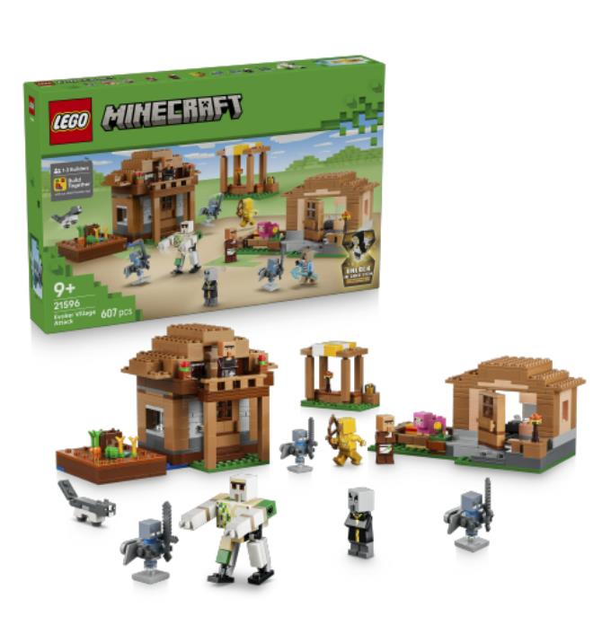 Конструктор LEGO Minecraft Напад викликача на село