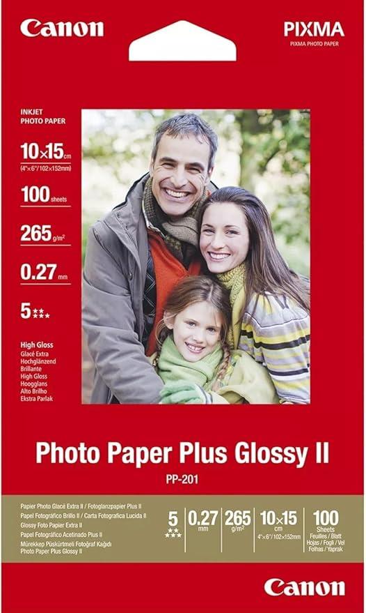 Папір Canon 4"x6" Photo Paper Glossy PP-201, 100арк.