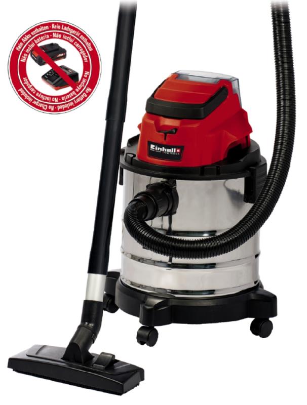 Пылесос Einhell TC-VC 18/20 Li S - Solo, PXC, аккум., 20л, 8кПа, (без АКБ и ЗУ)