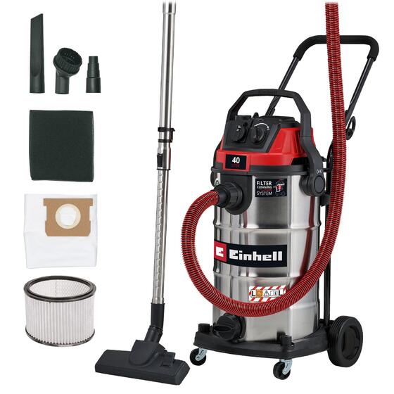 Пилосос професійний Einhell TE-VC 4090 SACL 1150Вт 225мБар 40л 10.1кг