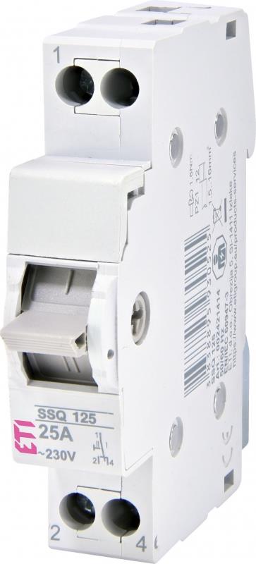 Перемикач навантаження ETI, SSQ 140 "1-0-2", 1p 40A