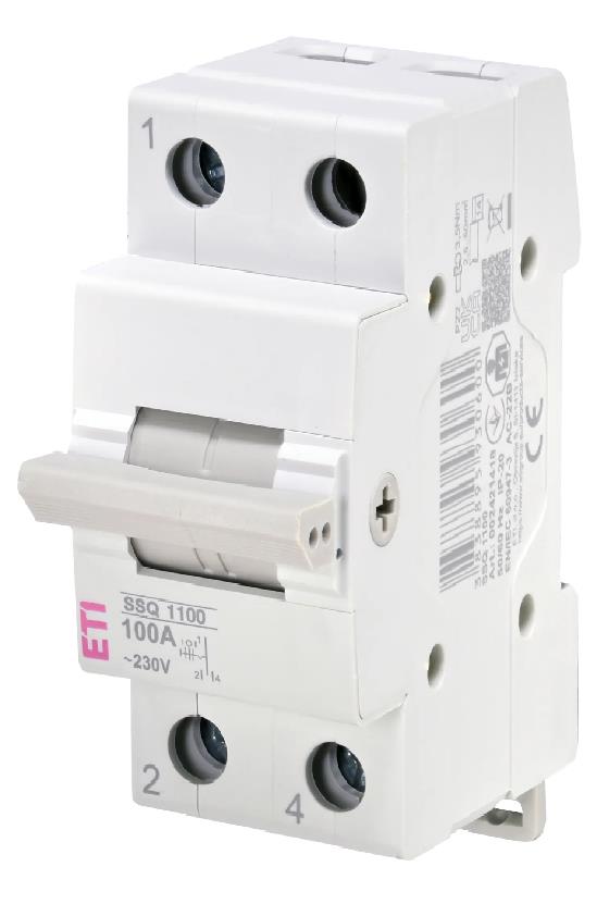 Перемикач навантаження ETI, SSQ 1100 "1-0-2", 1p 100A