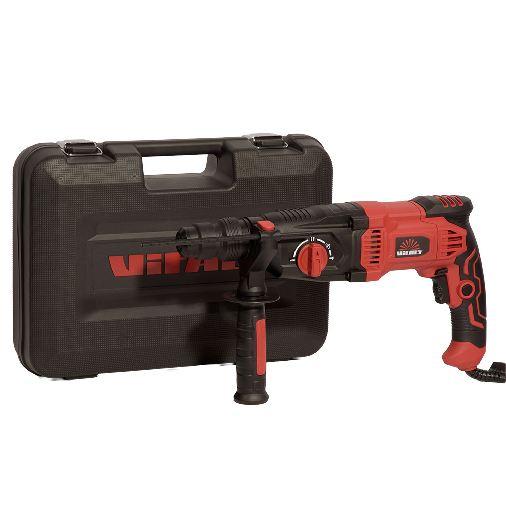 Перфоратор Vitals Master Ra 3010DSq 1050Вт 3Дж 0-5100уд/хв 0-1150об/хв SDS-plus кейс 5.6кг