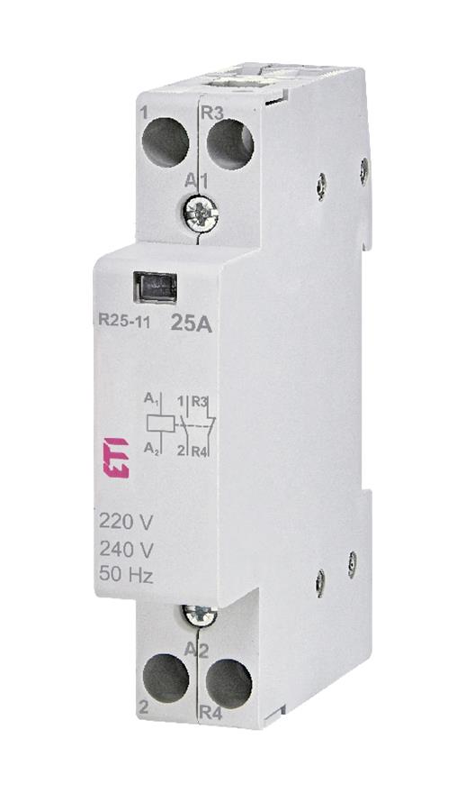 Контактор модульний ETI, R 25-11 230V