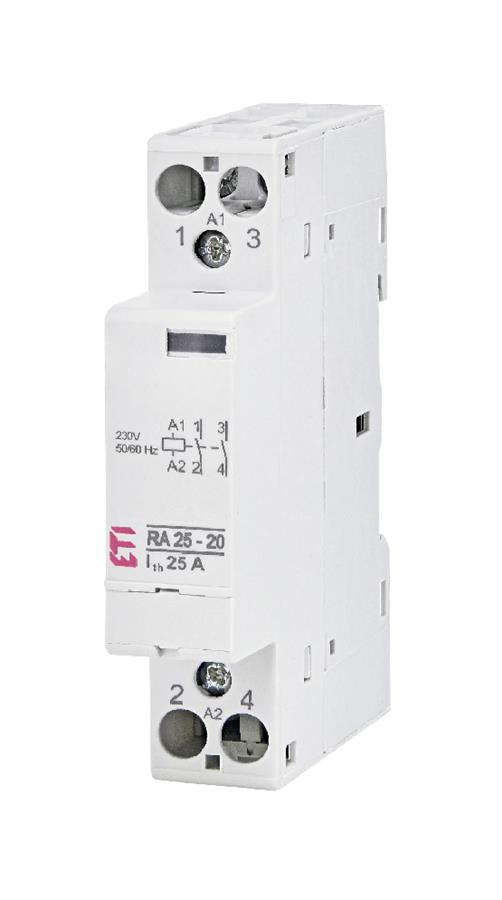 Контактор модульний ETI, RA 25-20 230V AC