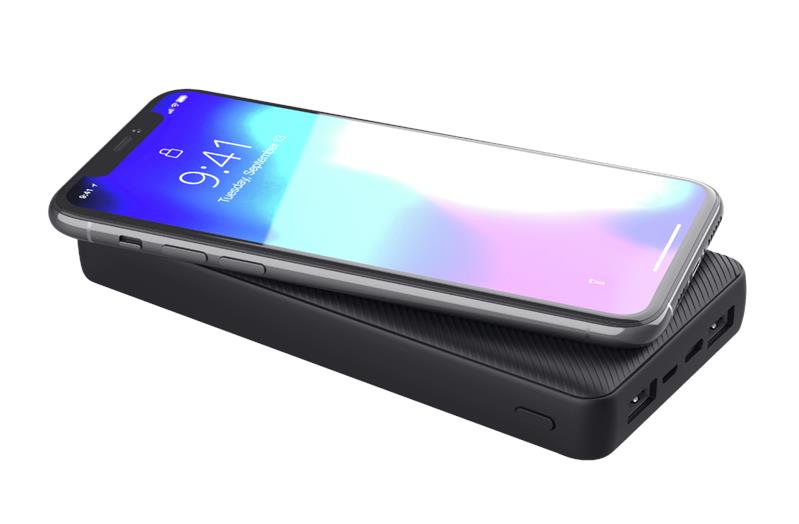 Акумулятор портативний літій-іонний power bank Trust Primo ECO, 20000мА·год, 2хUSB-A/USB-C, 15W, чорний