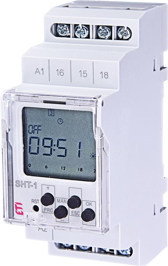 Програмоване цифрове реле ETI, SHT-1 UNI 12-240 AC/DC (1x16A_AC1)