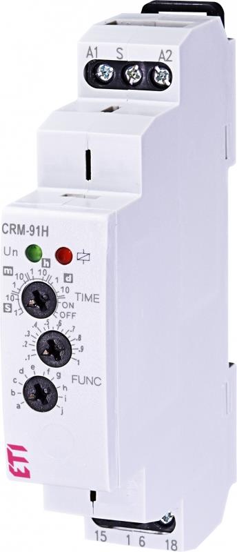 Багатофункціональне реле часу ETI, CRM-91H 230V (1x16A, AC1)