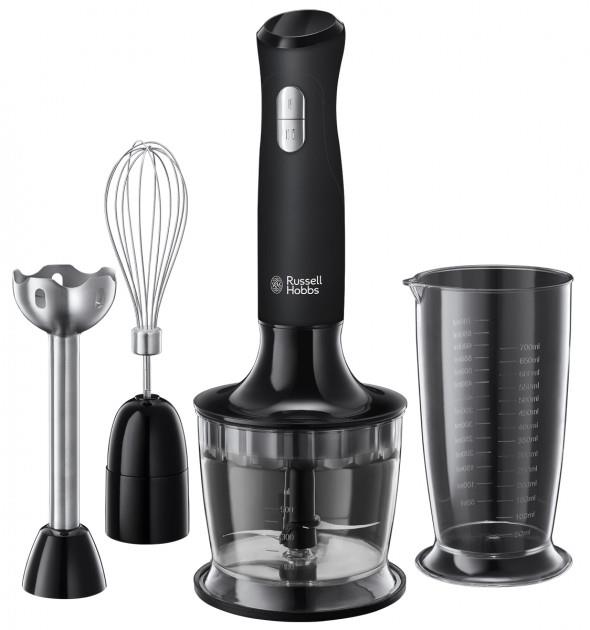 Блендер Russell Hobbs 24702-56 Matte Black 3in1, 500 Вт, 500 мл, 12 000 об\мин, черный