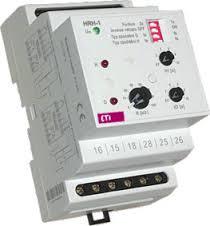 Реле контролю напруги та послідовності фаз ETI, HRN-54N 3x400/230AC (3F, 1x8A, AC1) з нейтраллю