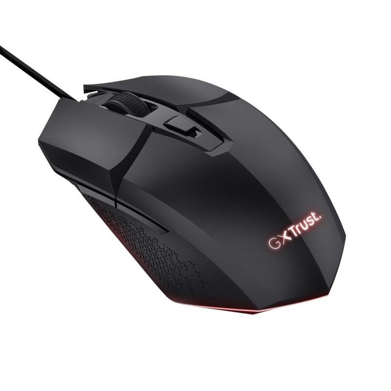 Миша Trust GXT 109 Felox, RGB, USB-A, чорний