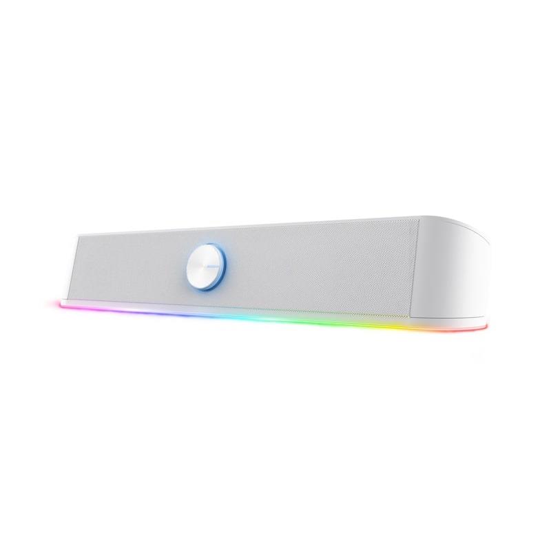 Акустична система Trust GXT 619 Thorne Саундбар, USB/AUX, RGB, білий