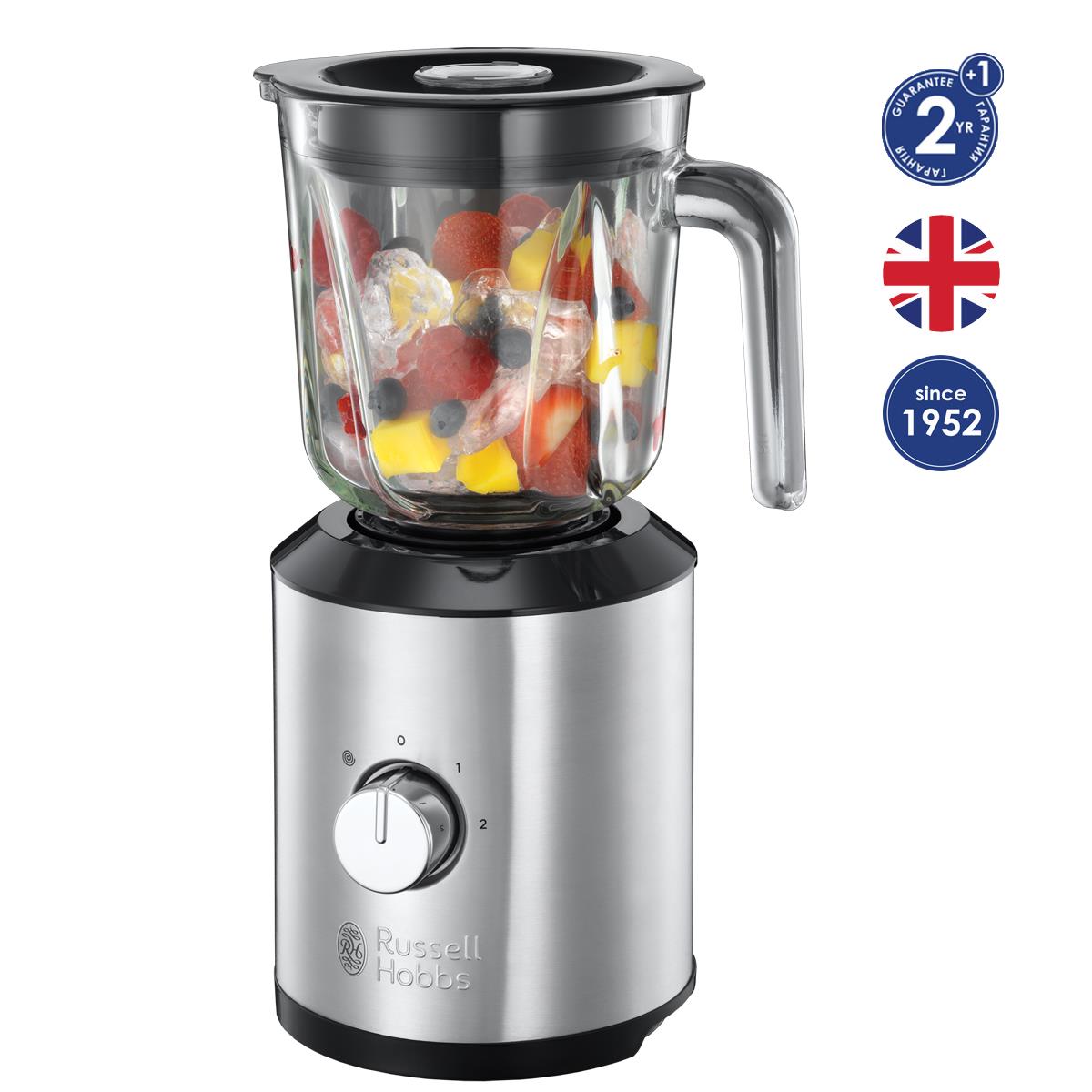 Блендер Russell Hobbs 25290-56 Compact Home, 400Вт, 1л, нержавеющая сталь