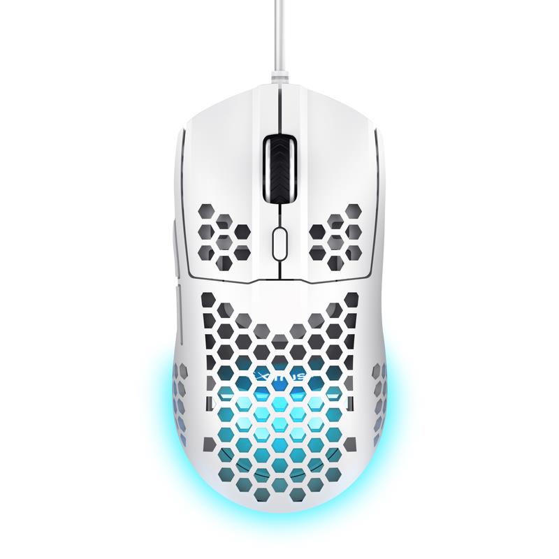 Миша Trust GXT 928 Helox, USB-A, білий