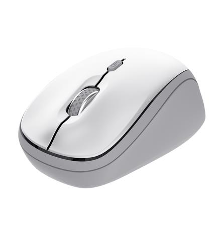 Миша Trust Yvi+ Compact Multi-Device, WL/BT/USB-A, білий
