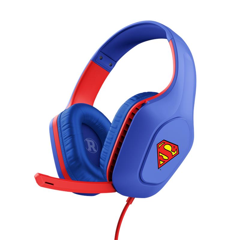 Гарнітура Trust GXT415SM Zirox Superman edition, 3.5мм, синій