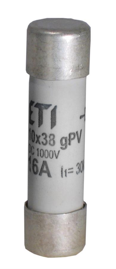 Запобіжник ETI, CH 10x38 gPV 12A 1000V (30kA)