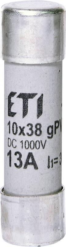 Запобіжник ETI CH 10x38 gPV 13A 1000V (30kA)