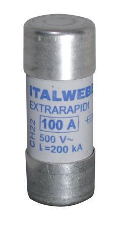 Запобіжник ETI, CH22UQ/63A/690V аR (200 кА)
