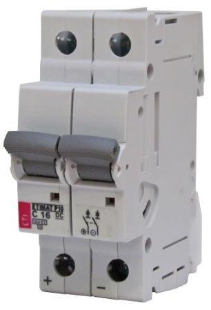 Автоматичний вимикач ETI, ETIMAT P10 DC 2p C 50A (10kA)