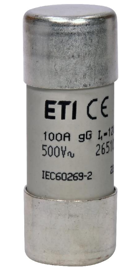 Запобіжник ETI, CH22x58 gG 100A 500V