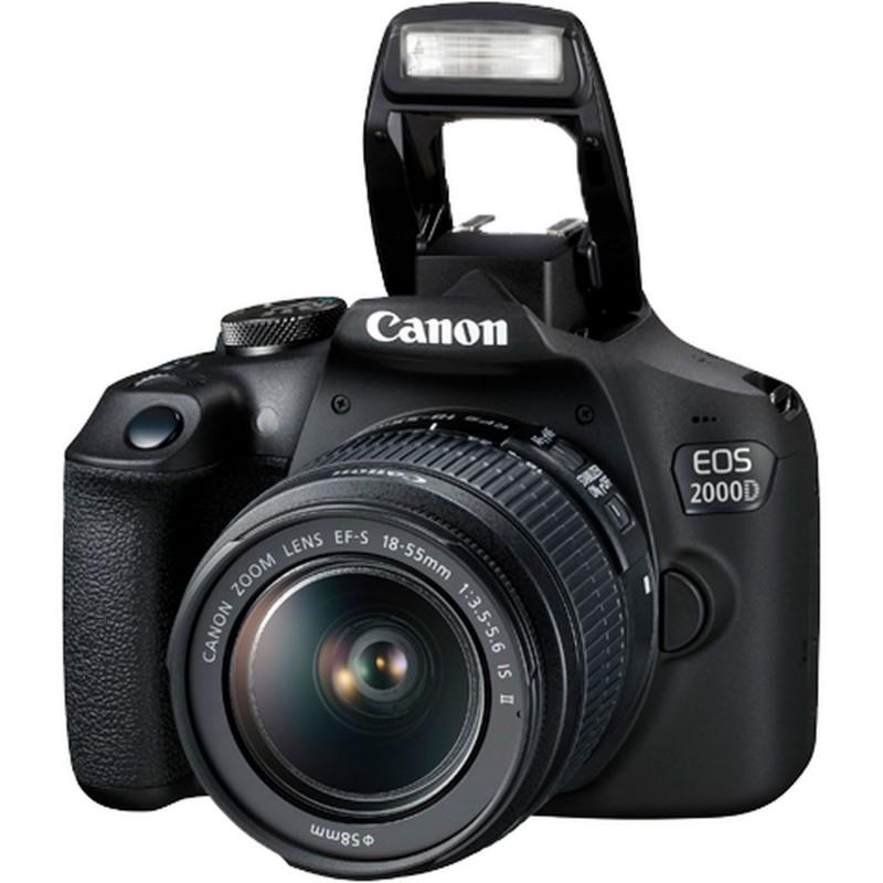 Цифр. фотокамера дзеркальна Canon EOS 2000D + об`єктив 18-55 IS II