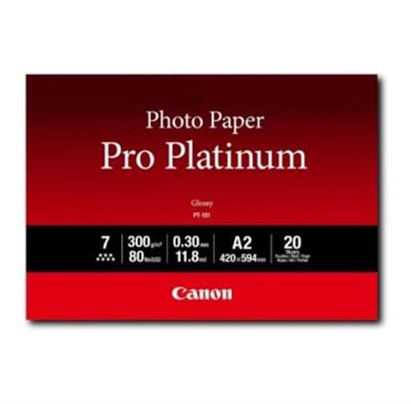 Папiр Canon A2 Pro Platinum Photo Paper PT-101 A2 20 арк