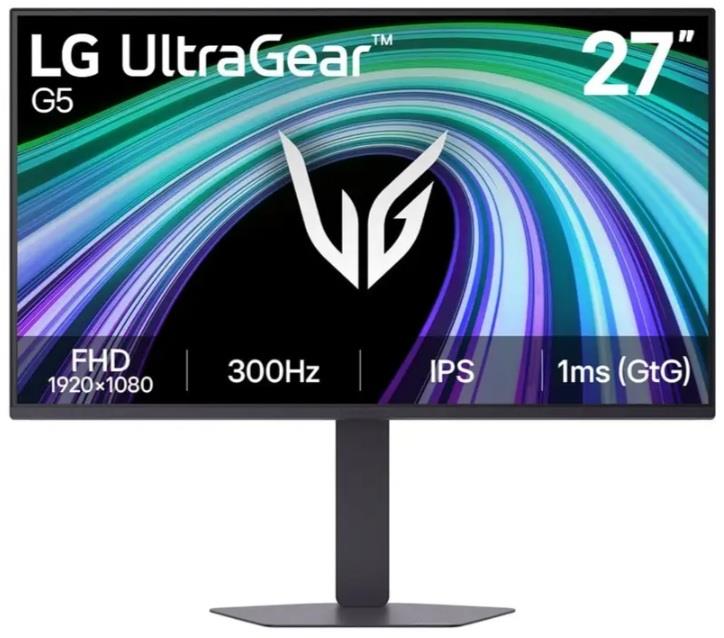 Монітор LG 27" 27G550B-B 2xHDMI, DP, Audio, IPS, 300Hz, 1ms, sRGB 99%, G-SYNC, FreeSync, Pivot, HDR10