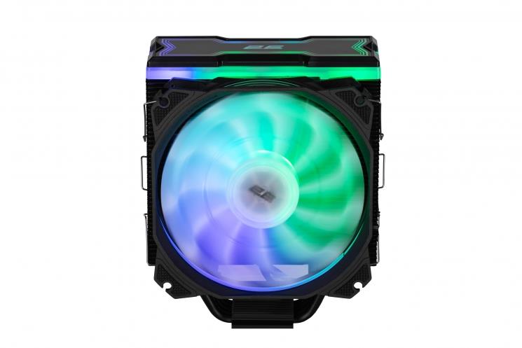 Процесорний кулер 2E GAMING Air Cool AC120D4TC-ARGB, LGA1851, 1700, 1366, 1200, 115x, AM5, AM4, AM3, AM3+, AM2, AM2+, FM2, FM1, 4pin PWM, 3pin +5VARGB, TDP 180W