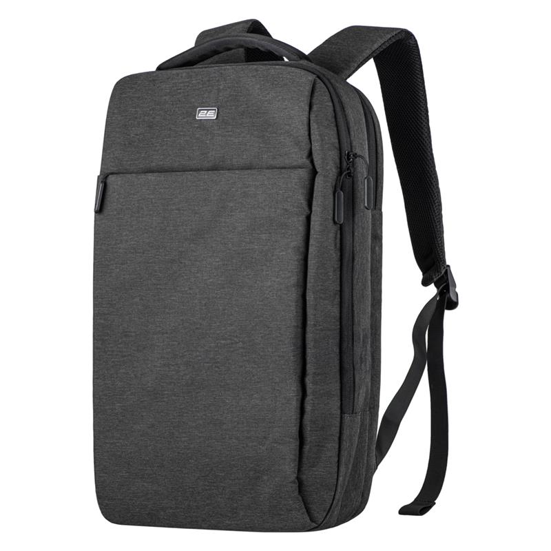Рюкзак 2E, Melange 17", чорний