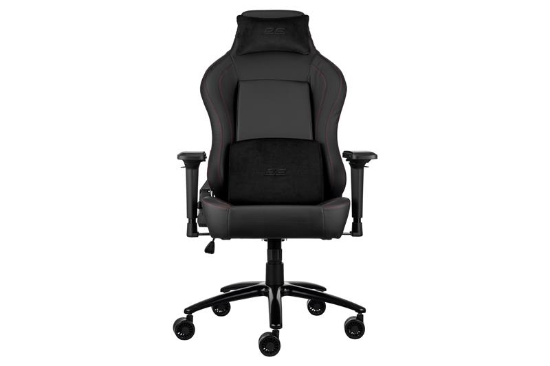 Крісло 2E GAMING BASAN II, ПУ шкіра, 4D-Armrests, чорно-червоний