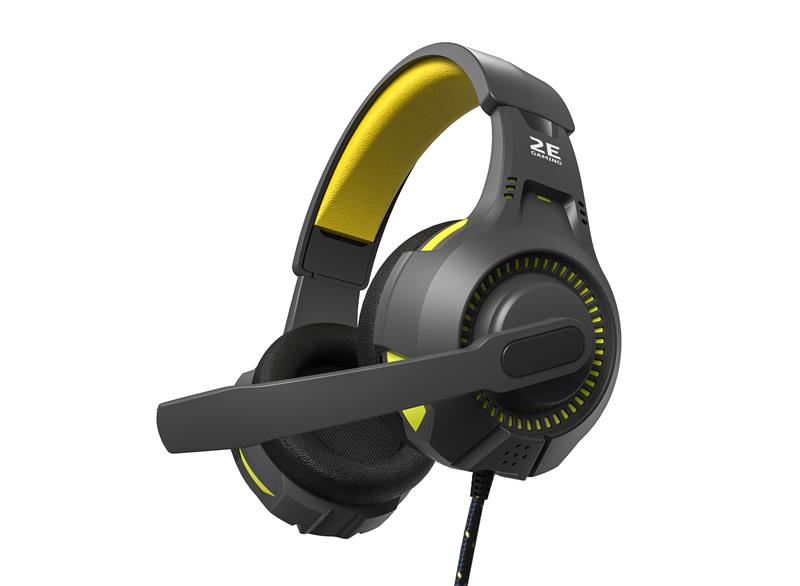Гарнітура ігрова 2E GAMING HG300, mini-jack/dual 3.5мм, LED, 2м, чорний
