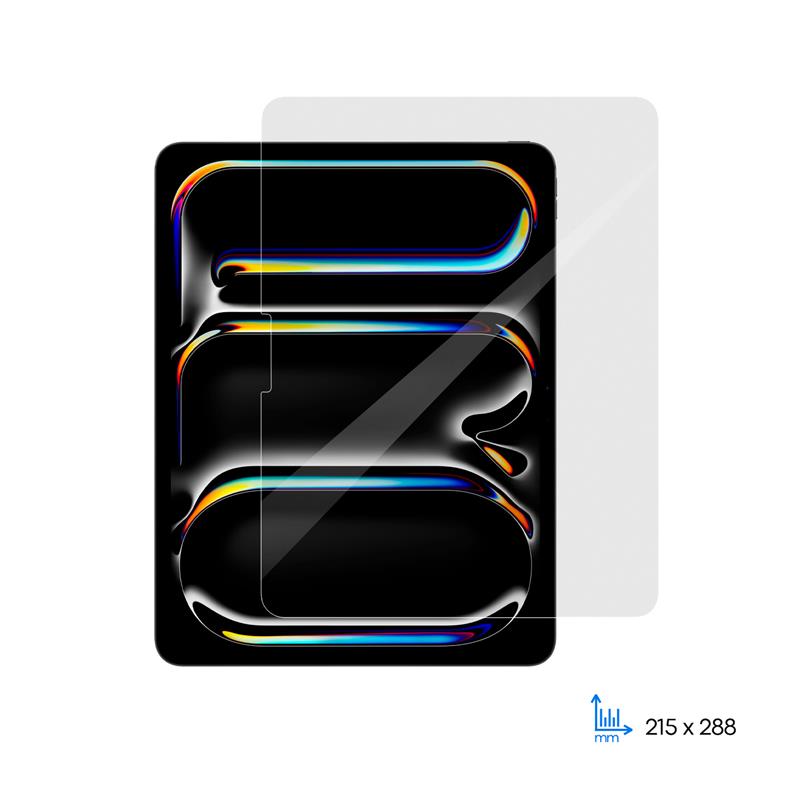 Захисне скло 2E для iPad Pro 13" (2024), 2.5D, прозорий