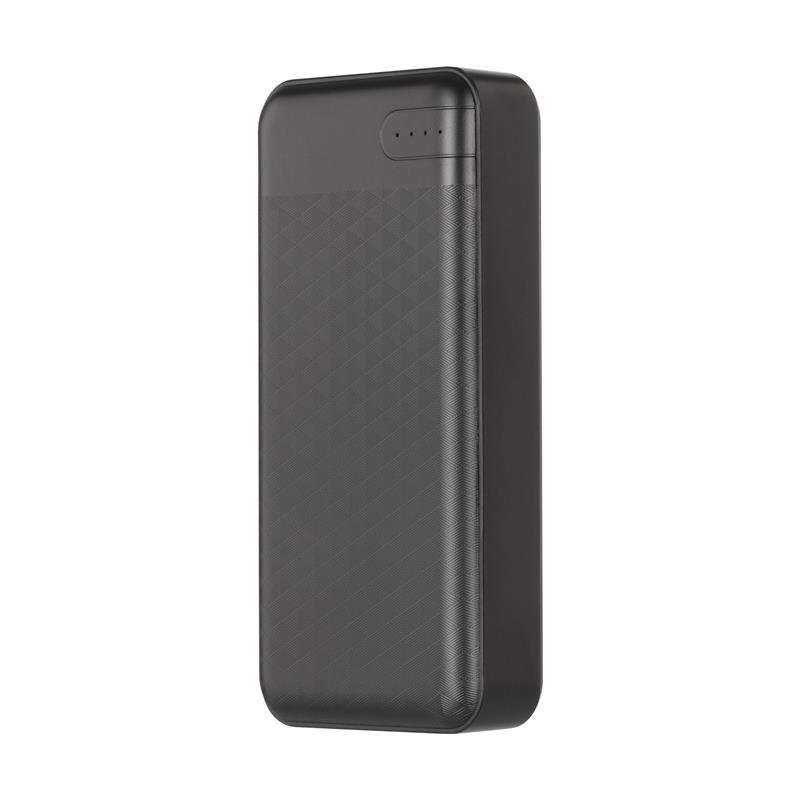 Акумулятор портативний літій-іонний Power Bank 2E 20000мА·год, USB-C/microUSB/USB-А, чорний