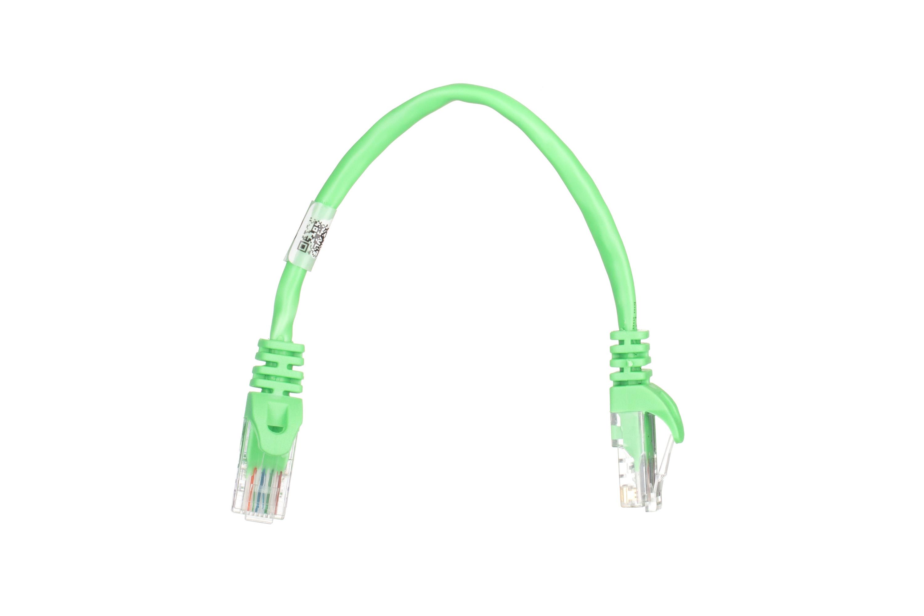 Патч-корд 2E Cat 5e,UTP,RJ45, 26AWG ,7/0.16 CCA, 0.20m, PVC,Green