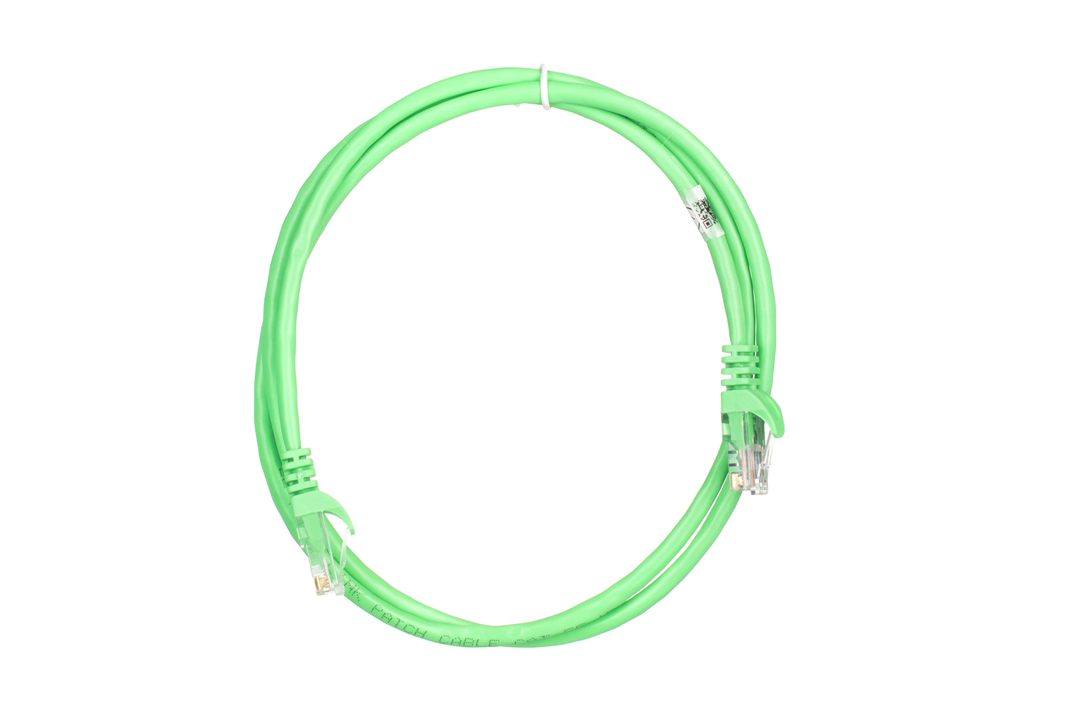 Патч-корд 2E Cat 5e,UTP,RJ45, 26AWG ,7/0.16 CCA, 1.20 m,PVC, Green