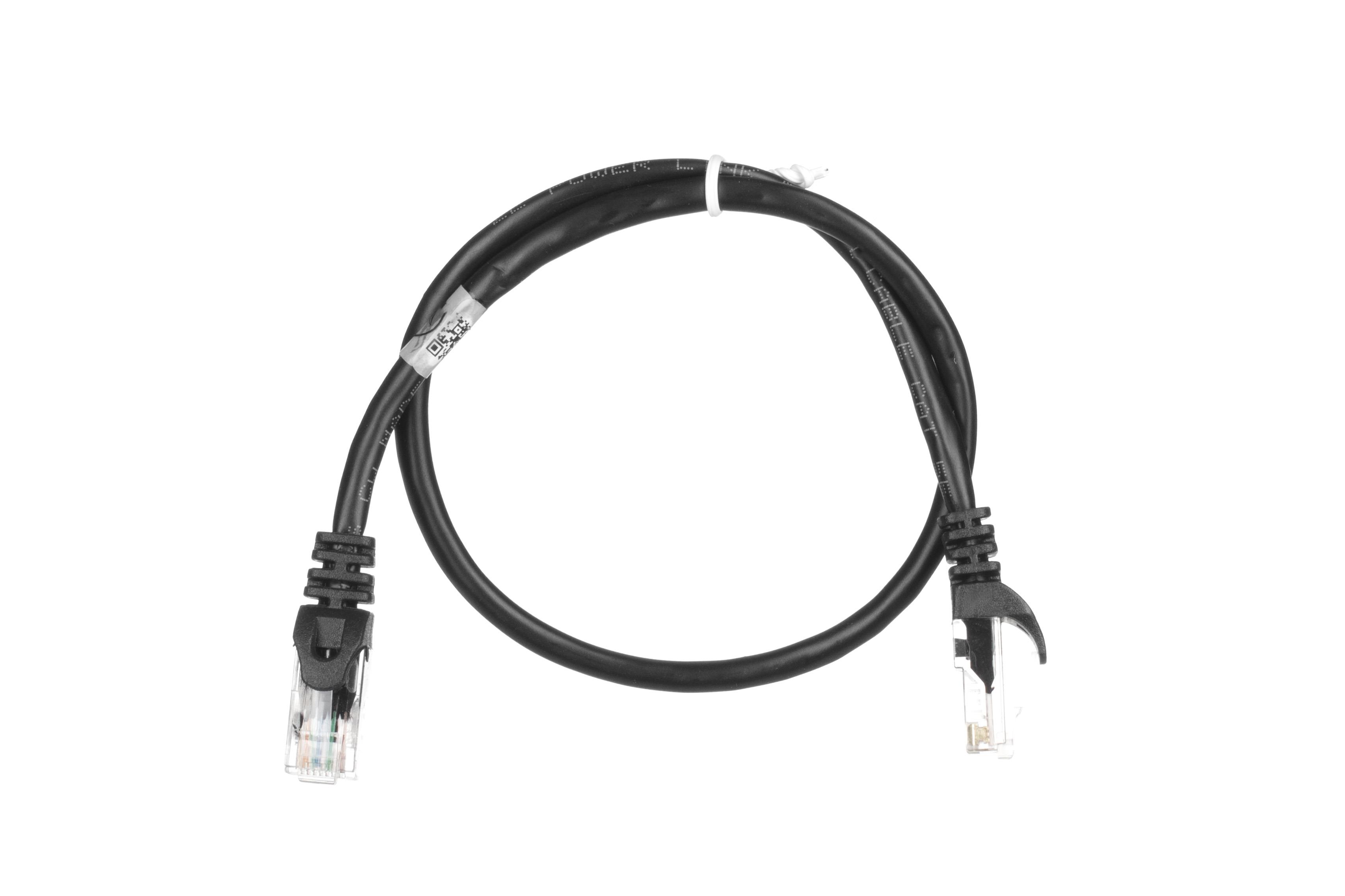 Патч-корд 2E Cat 5e,UTP,RJ45, 26AWG ,7/0.16 Cu, 0.50 m, PVC,Black