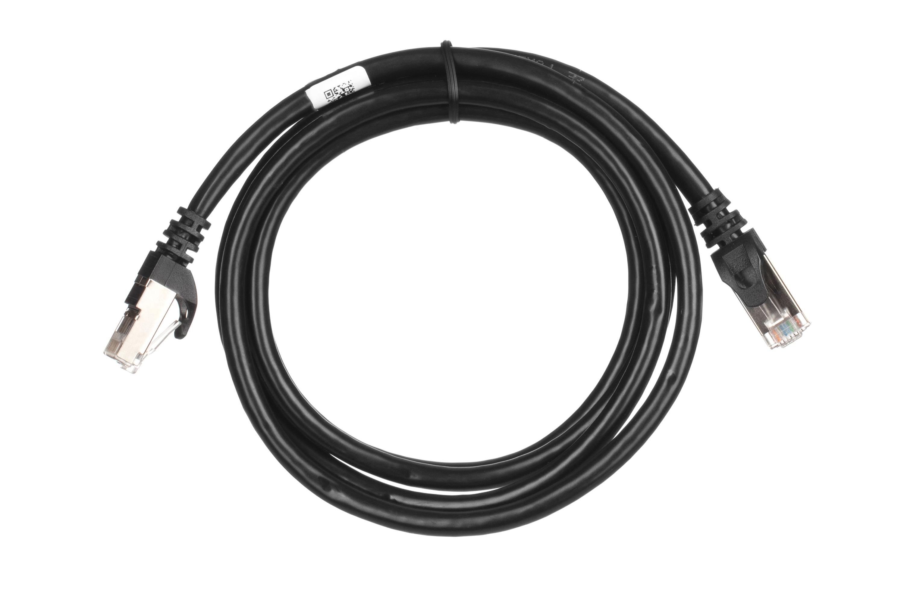 Патч-корд 2E Cat 6,S-FTP экран оплётка фольга,RJ45, 4Х2 27AWG ,7/0.14 Cu, 1.50 m, PVC,Black