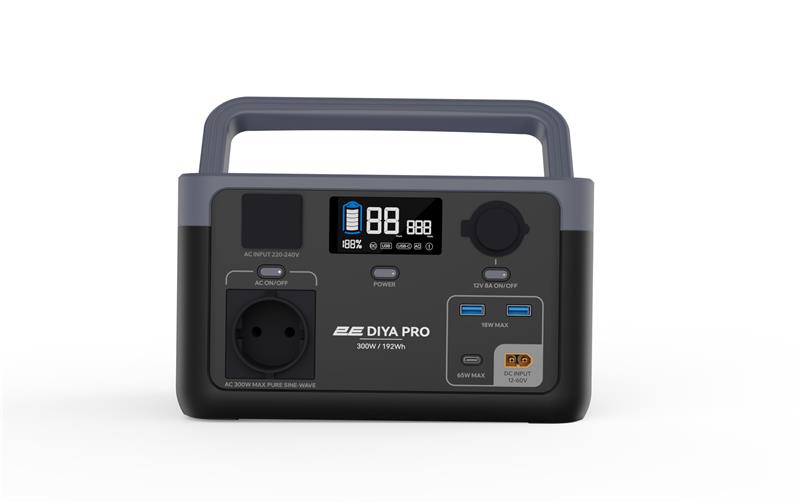 Портативна електростанція 2Е Diya PRO, 300 Вт, 192 Вт·год, UPS, швидка зарядка