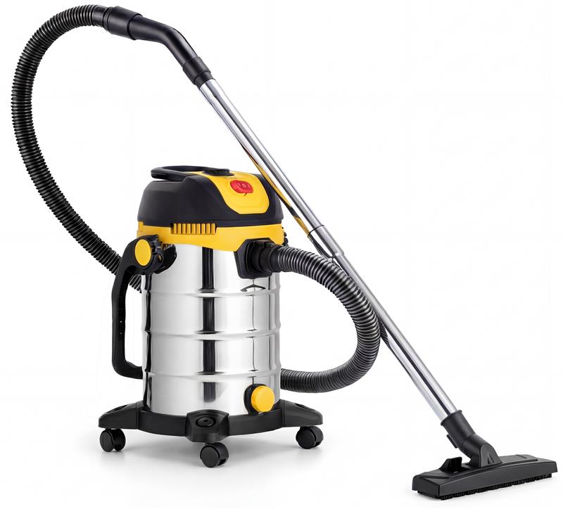 Пилосос професійний 2E PowerClean 30S 1200Вт 17кПа контейнер 30л розетка 220В/2000Вт вологе/сухе прибирання функція повітродувки IPX4 6.3кг