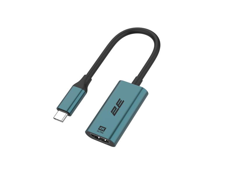 Адаптер 2Е USB-C > HDMI, Pine Green