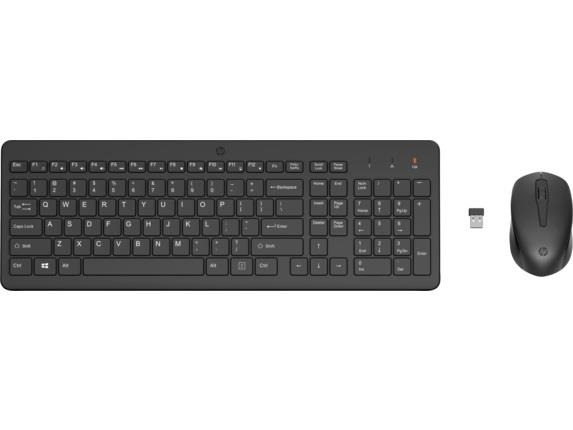 Комплект клавіатура та миша HP 330, WL, EN/UK, чорний