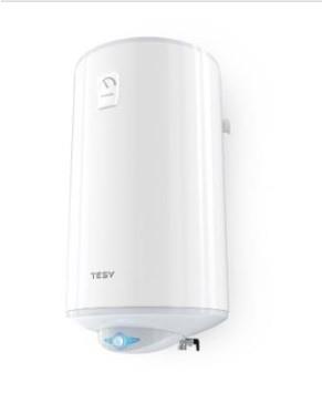Водонагрівач електр. TESY Anticalc REV 100 круглий GCR 1004424D B14 TBRC, 100л, 2,4кВт, сухий тен, ун. монтаж, мех. кер-ння, C, білий