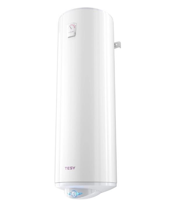 Водонагрівач електр. TESY Anticalc Slim круглий слім GCV 803824C B14 TSR, 80л, 2,4кВт, сухий тен, мех. кер-ння, C білий